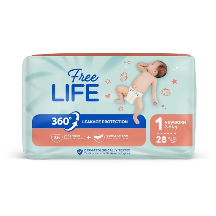 FREELIFE*1 Newborn (2-5Kg)28pz FREELIFE*1 Newborn (2-5Kg)28pz
