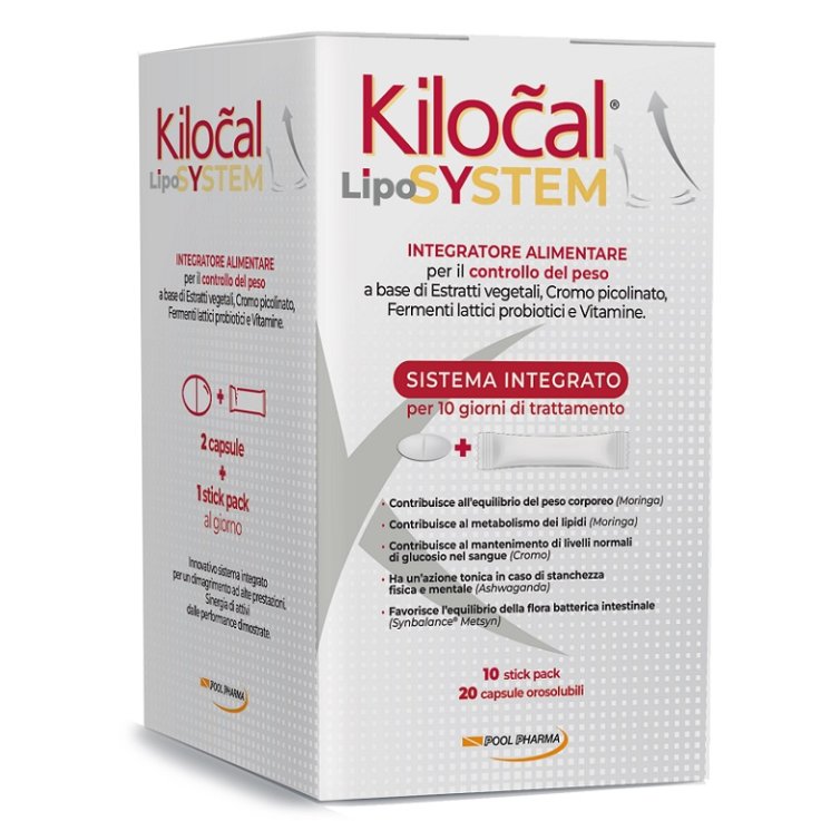 KILOCAL LipoSystem 20Cpr+10Stk KILOCAL LipoSystem 20Cpr+10Stk