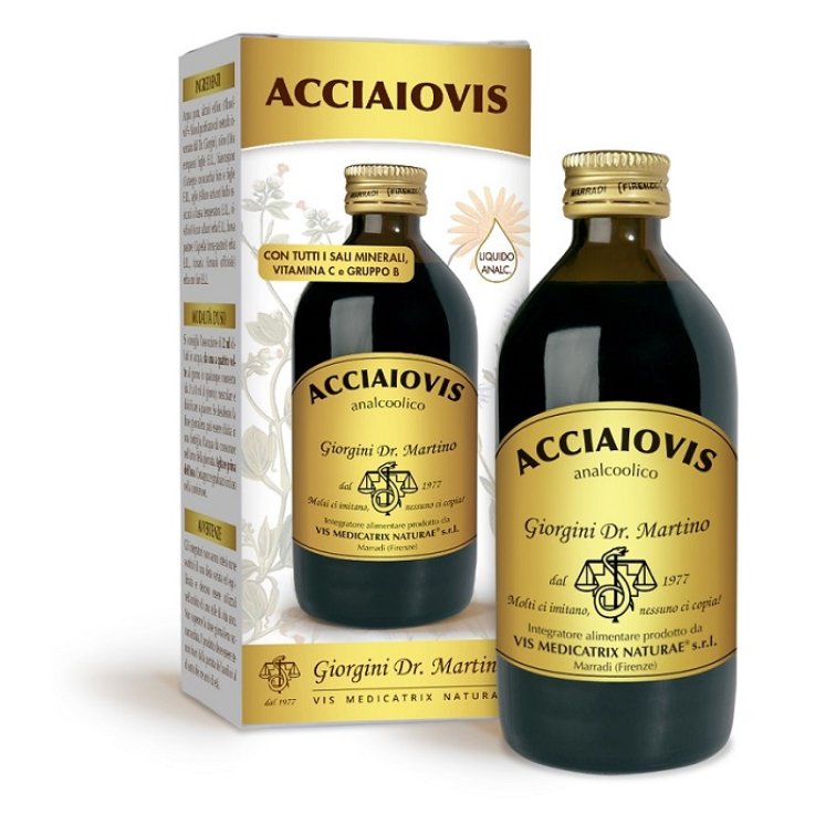 ACCIAIOVIS Liquido Analcolico 200ml ACCIAIOVIS Liquido Analcolico 200ml
