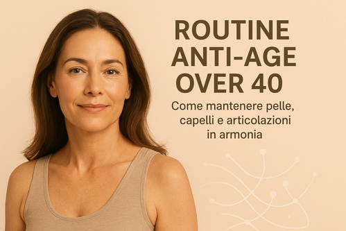 Immagine relativa al post intitolato Routine anti-age over 40: come mantenere pelle, capelli e articolazioni in armonia 