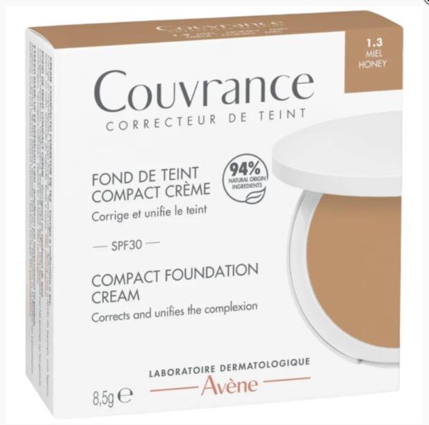 AVENE COUVRANCE FONDOTINTA COMPATTO MIELE - Farmapanda Srl