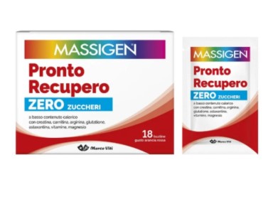 MASSIGEN PRONTO RECUPERO SENZA ZUCCHERO 18 BUSTINE EDIZIONE SPECIALE 2025 - Farmapanda Srl
