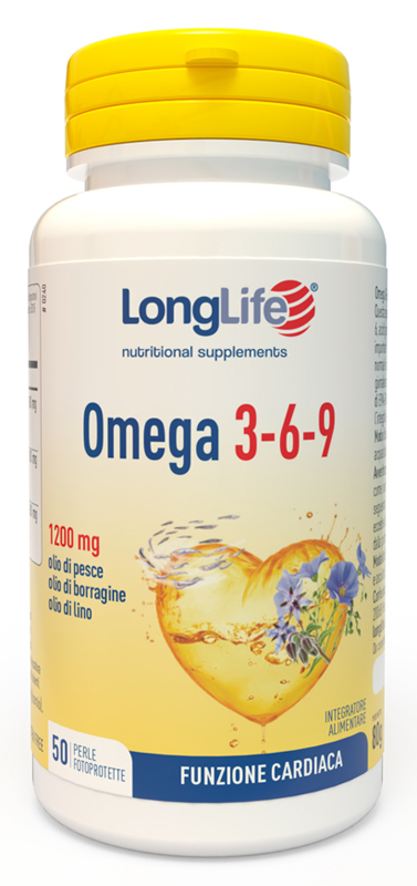 LONGLIFE OMEGA 3-6-9 50 PERLE FOTOPROTETTE - Farmapanda Srl