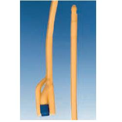 CATETERE FOLEY MEDICAL URETRALE A 3 VIE 5/15CC CH22 IN LATTICE SILICONATO 10 PEZZI - Farmapanda Srl