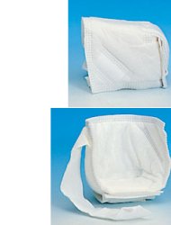GOMITIERA/TALLONIERA IN TESSUTO NON TESSUTO CON DOPPIA IMBOTTITURA OVATTATA. REGOLABILE TRAMITE CINTURINO DI FISSAGGIO IN VELCRO. ASSORBENTI E TRASPIRANTI - Farmapanda Srl