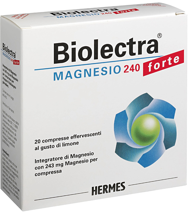 BIOLECTRA MAGNESIO FORTE 20 COMPRESSE - Farmapanda Srl