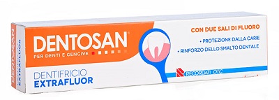 DENTOSAN EXTRAFLUOR DENTIFRICIO 75 ML - Farmapanda Srl