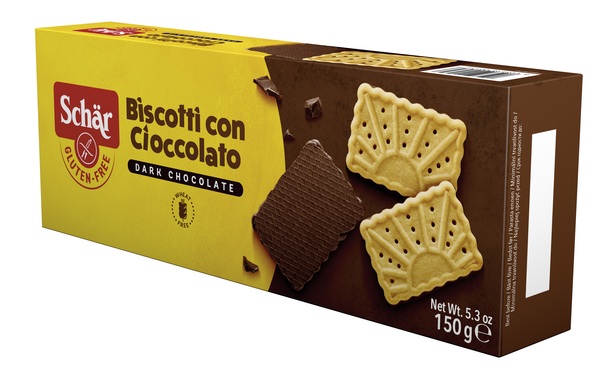 SCHAR BISCOTTO CON CIOCCOLATO DARK CHOCOLATE 150 G - Farmapanda Srl
