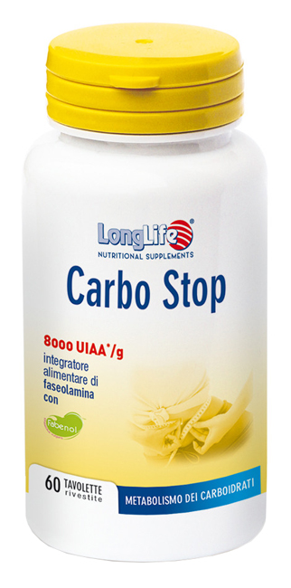 LONGLIFE CARBO STOP 60 TAVOLETTE RIVESTITE - Farmapanda Srl
