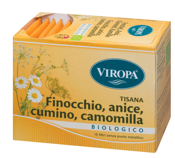 VIROPA FINOCCHIO/CUMINO/ANICE/CAMOMILLA BIO 15 BUSTINE - Farmapanda Srl