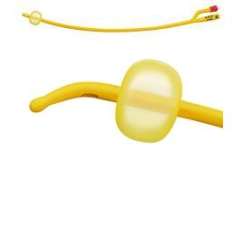 CATETERE FOLEY A MEDIA PERMANENZA  RUSCH GOLD PLUS A 3 VIE IN SILKOLATEX LATTICE-SILICONE PER ADULTO CH22 LUNGHEZZA 40 CM PUNTA CILINDRICA A 2 FORI PALLONCINO 5-15 ML 1 PEZZO - Farmapanda Srl