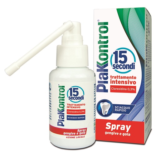 PLAKKONTROL 15 SECONDI COLLUTORIO SPRAY 50 ML - Farmapanda Srl