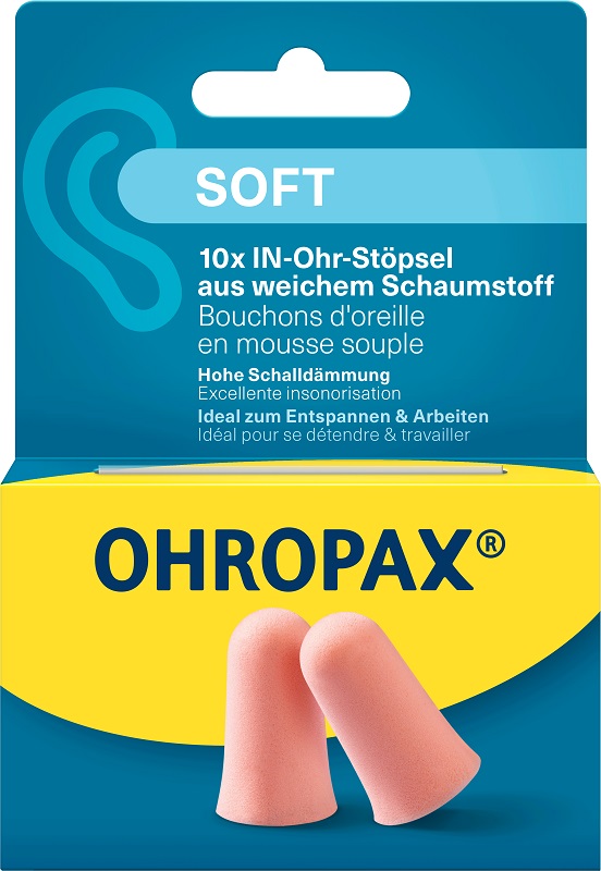 OHROPAX SOFT TAPPI AURICOLARI 10 PEZZI - Farmapanda Srl
