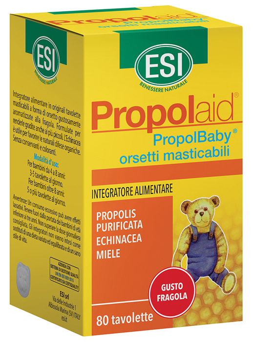 ESI PROPOLAID ORSETTI JUNIOR 80 TAVOLETTE - Farmapanda Srl
