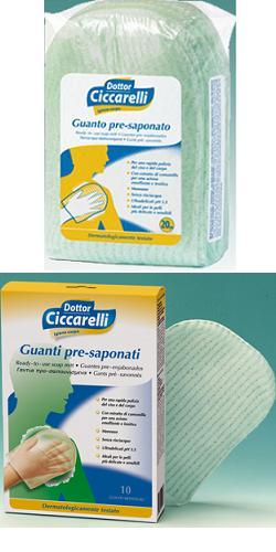 CICCARELLI GUANTO PRESAPONATO 10 PEZZI - Farmapanda Srl