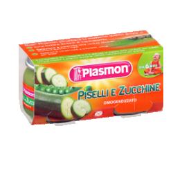 PLASMON OMOGENEIZZATO PISELLI ZUCCHINE 80 G X 2 PEZZI - Farmapanda Srl
