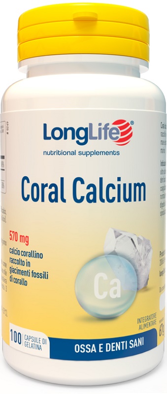 LONGLIFE CORAL CALCIUM 100 CAPSULE DI GELATINA - Farmapanda Srl