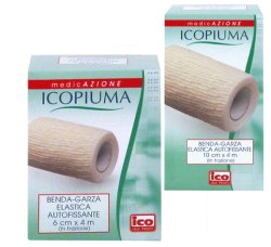 ICOPIUMA BENDA GARZA ELASTICA AUTOFISSANTE CM10X4MT 1 PEZZO - Farmapanda Srl