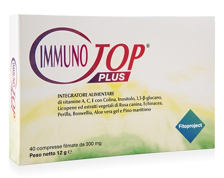 IMMUNOTOP PLUS 40 COMPRESSE FILMATE DA 300 MG - Farmapanda Srl