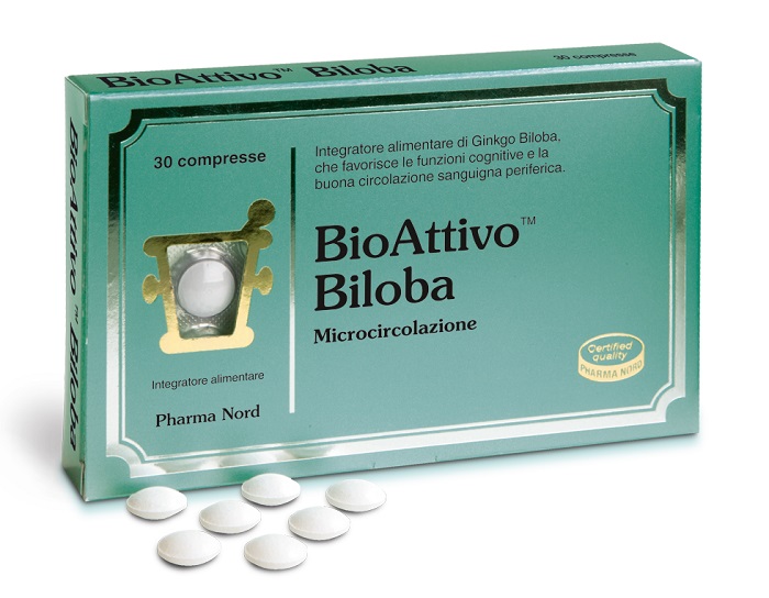 BIOATTIVO BILOBA 30 COMPRESSE - Farmapanda Srl