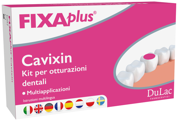 KIT PER OTTURAZIONI DENTALI CAVIXIN FIXAPLUS 1 PEZZO - Farmapanda Srl