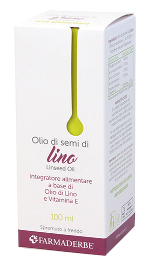 OLIO ALIMENTARE LINO SEMI 100 ML - Farmapanda Srl