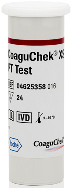 STRISCE REATTIVE PER DISPOSITIVO AUTODIAGNOSTICO COAGUCHEK XS PT TEST 24 PEZZI - Farmapanda Srl