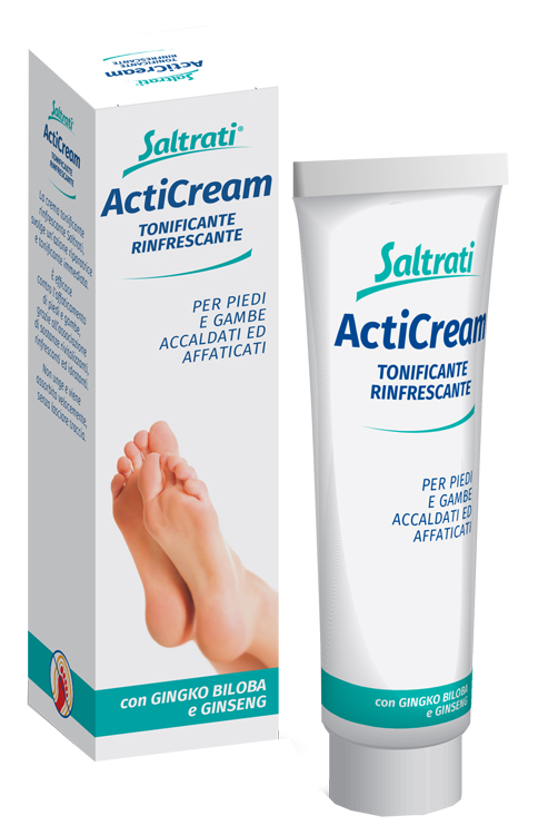 SALTRATI ACTICREAM TONIFICANTE RINFRESCANTE PER PIEDI E GAMBE 100 ML - Farmapanda Srl