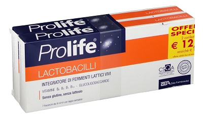 PROLIFE LACTOBACILLI DUE CONFEZIONI DA 7 FLACONCINI DA 8 ML - Farmapanda Srl