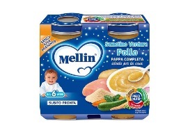 MELLIN BABY CENA COMPLETA POLLO VERDURE 2 PEZZI 200 G - Farmapanda Srl