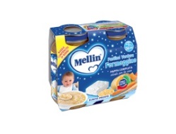 MELLIN BABY CENA COMPLETA FORMAGGINO PASTICA 2 PEZZI DA 200 G - Farmapanda Srl