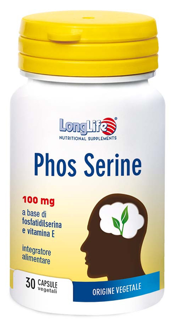 LONGLIFE PHOS SERINE 30 CAPSULE VEGETALI - Farmapanda Srl