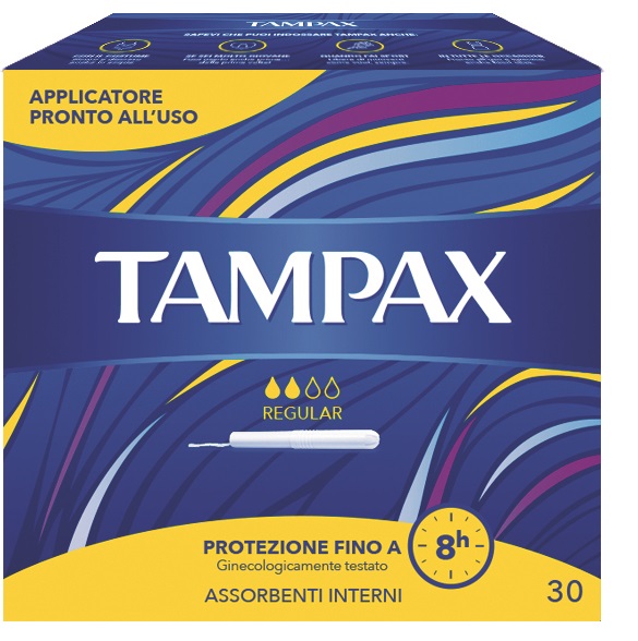 TAMPAX BLUE BOX REGULAR 30 PEZZI - Farmapanda Srl