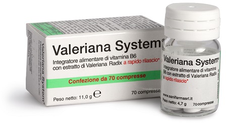 VALERIANA SYSTEM 70 COMPRESSE - Farmapanda Srl