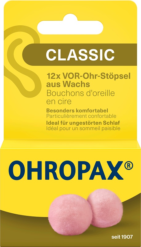OHROPAX TAPPI AURICOLARI CERA 12 PEZZI - Farmapanda Srl
