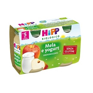 HIPP BIO HIPP BIO OMOGENEIZZATO MELA YOGURT 2X125 G - Farmapanda Srl