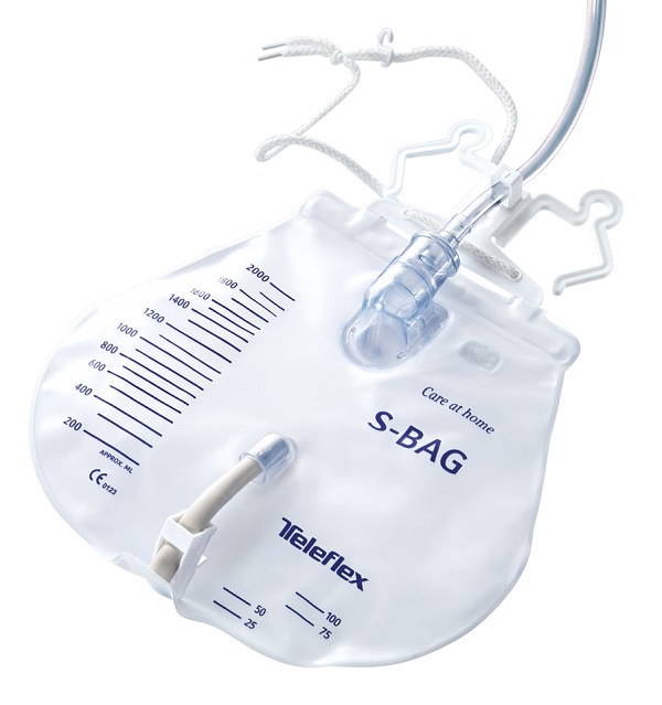 SACCA DI DRENAGGIO LETTO PER INCONTINENZA 2000ML IN PVC CON VALVOLA DI NON RITORNO E SCARICO STERILE GOCCIOLATOIO FILTRO AD ARIA CIRCUITO CHIUSO 100% TUBO DI RACCORDO120CM 1 PEZZO - Farmapanda Srl