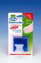 RADDRIZZA ALLUCE IN GEL DI SILICONE BIANCO SEMITRASPARENTE SAGOMATA PER PROTEGGERE E RIALLINEARE L'ALLUCE EVITANDO LO SFREGAMENTO FRA IL PRIMO E IL SECONDO DITO IGIENEPIEDE 1 PEZZO - Farmapanda Srl