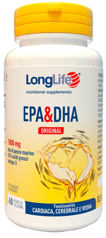 LONGLIFE EPA DHA 60 PERLE - Farmapanda Srl