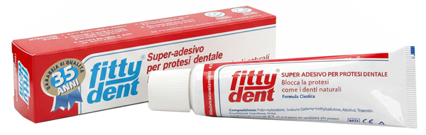 FITTYDENT PASTA CLASSICA SUPER ADESIVO PER PROTESI DENTALE 40 G - Farmapanda Srl