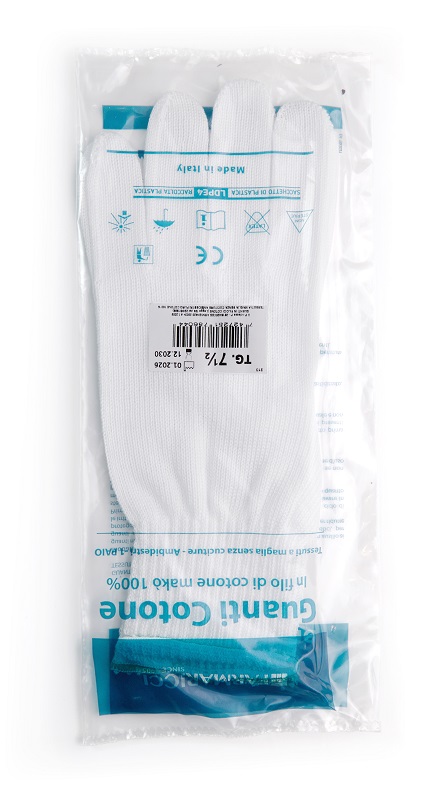 GUANTO CHIRURGICO COTONE FELPATO 7,5 - Farmapanda Srl