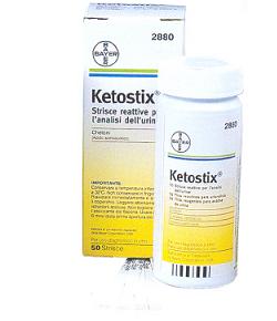 STRISCE MISURAZIONE CHETONURIA KETOSTIX 50 PEZZI - Farmapanda Srl