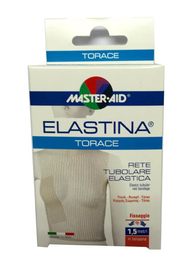RETE TUBOLARE ELASTICA IPOALLERGENICA MASTER-AID ELASTINA TORACE 5 MT IN TENSIONE CALIBRO 8 CM - Farmapanda Srl