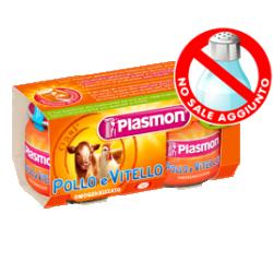 PLASMON OMOGENEIZZATO VITELLO POLLO 80 G X 2 PEZZI - Farmapanda Srl