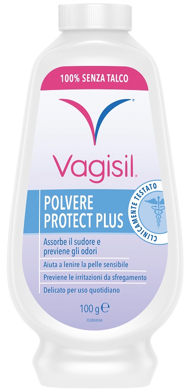 VAGISIL POLVERE PROTECT PLUS IGIENE FEMMINILE 100 G - Farmapanda Srl