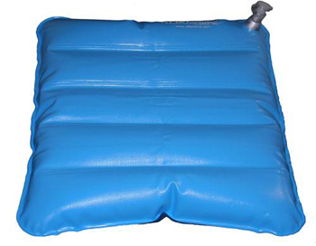CUSCINO ANTIDECUBITO AD ARIA/ACQUA DIMENSIONI 41X41CM, APPLICABILE SU SEDIE DA COMODO O SU CARROZZELLE CAMERA D'ARIA IN PVC ATOSSICO ELETTROSALDATO, PATTA ANTISCIVOLO IN PVC - Farmapanda Srl
