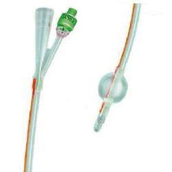 CATETERE FOLEY IN SILICONE TRASPARENTE A 2 VIE CON PALLONCINO 5-10ML DIAMETRO CH20 6,66MM LUNGHEZZA 40CM - Farmapanda Srl