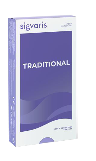 SIGVARIS 504 CCL3 GAMBALETTO TRADITIONAL CORTO PUNTA APERTA BEIGE M - Farmapanda Srl