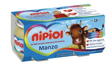NIPIOL OMOGENEIZZATO MANZO 80 G 2 PEZZI - Farmapanda Srl