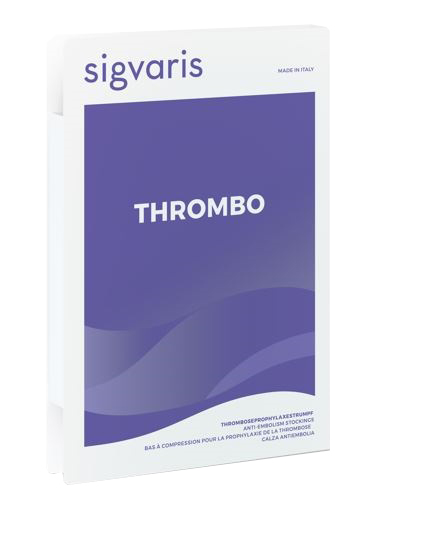 SIGVARIS THROMBO GAMBALETTO LUNGO PUNTA APERTA BIANCO L - Farmapanda Srl